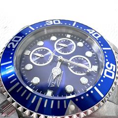 Invicta Men's 1769 Pro Diver Blue Dial Chronograph Watch 43mm!